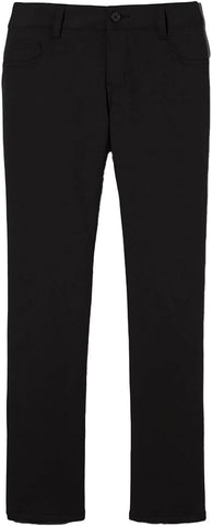 Women's Stretch 5 Pocket Knit Black Skinny Leg Pant SK9502W-BLK  French Toast Uniforms<br> Sizes 2 to 16