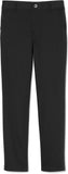 French Toast Girls Husky Black Pull On Twill Pant SK9551-BLK  <br> Sizes 10 Plus to 20 Plus