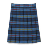 Girls Blue / Gold Plaid Pleated Skirt SV9002-G1 French Toast Uniforms <br> Sizes 12 to 20
