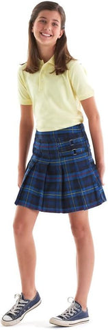 French Toast Girls Blue/Red Plaid Two-Tab Scooter Skort SX9110-F1 <br> Size 4 to 20