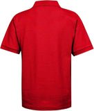 Galaxy Boys & Girls Red Short Sleeve Pique Polo Shirt XBE-84-RED- <br> Sizes 4 to 20