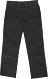 Boys Navy, Charcoal & Khaki Flat Front Pants XCF-100 Authentic Galaxy Uniforms Sizes 4 to 20