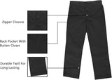 Boys Navy, Charcoal & Khaki Flat Front Pants XCF-100 Authentic Galaxy Uniforms Sizes 4 to 20