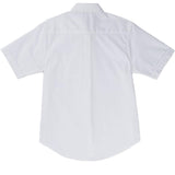French Toast Toddlers Short Sleeve Oxford Shirt White