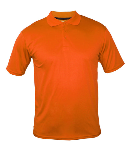 Tanvir Mens Orange 1021M Short Sleeve Pique Polo Shirt <br> Sizes S to XL