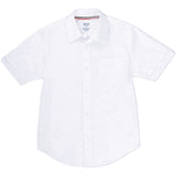 French Toast Toddlers/Kids Broadcloth Button-Down Shirt White Front