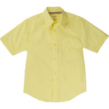 French Toast Toddlers/Kids Broadcloth Button-Down Shirt Yellow