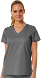 Maevn Eon Womens V-Neck Medical Scrub Top Back Mesh Panel <br> Style - 1738 <br>  Sizes 2XL to 3XL