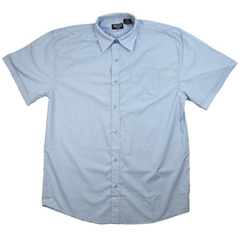 Smith's American Men's Workwear Short Sleeve Oxford Shirt Light Blue
