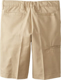 Dickies Boys Black & Khaki Flat Front Shorts 42562 BLK/KHI Extra-Pocket <br> Sizes 05, 07 &16