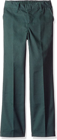 Dickies Boys Hunter Green Pant Flat Front School Uniform <br> Sizes 4 to 20