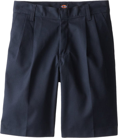Dickies Boys Pleated Navy Shorts 57562 <br> Sizes 16 to 20