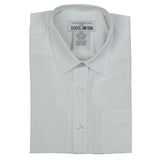 Authentic Galaxy Boys School Uniforms Short Sleeve Broadcloth Shirt Size 4 - 20 White