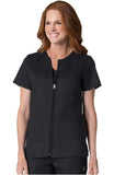 Maevn Eon Womens Short Sleeve Zip Front Jacket Back Mesh Panel <br> Style - 8728 <br> Sizes XS - 3XL