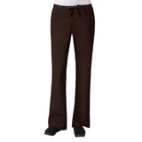 Maevn Core Womens Classic Flare Pant - Regular Fit Chocolate Brown