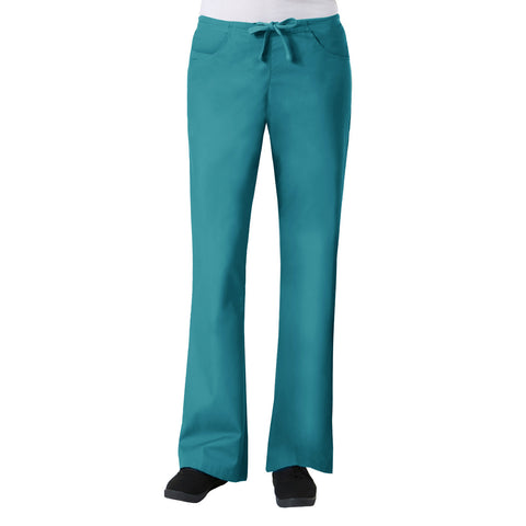 Maevn Core Womens Classic Flare Pant - Regular Fit Teal