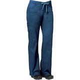 Maevn Women's Blossom Multi Pocket Utility Cargo Pant Style - 9202 Tall 33" Fit Caribbean Blue