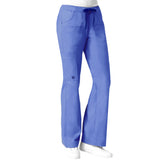 Maven Women's Blossom Multi Pocket Utility Cargo Pant - Ceil Blue
