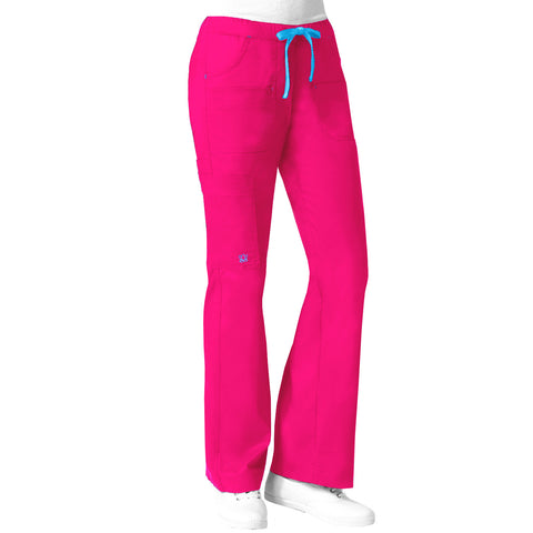 Maven Women's Blossom Multi Pocket Utility Cargo Pant - Passion Pink