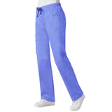 Maven Women's Blossom Pintuck Cargo Pant - Ceil Blue