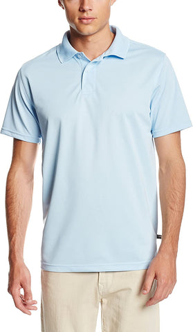 Lee Men's Light Blue Short Sleeve Sport Polo Shirt A9443YL <br> Sizes S & XL