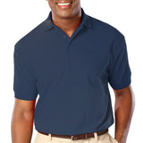 Blue Generation Mens Classic Fit Short Sleeve Polo Sizes 3XL - 6XL Blue