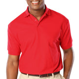 Blue Generation Mens Classic Fit Short Sleeve Polo Sizes 3XL - 6XL Red