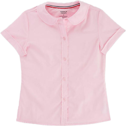 French Toast Toddlers/Girls Peter Pan Collar Blouse Pink