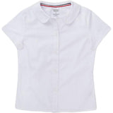 French Toast Toddlers/Girls Peter Pan Collar Blouse White