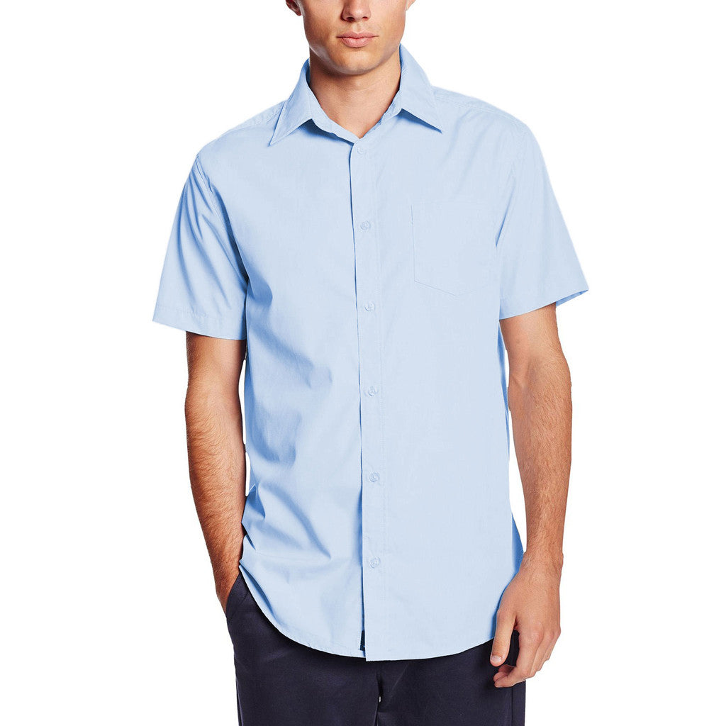 Lee Button Down Broadcloth Dress Shirt E9338 Sizes S - XLWhite, Lt Blu ...