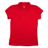 Classic Girls Junior Short Sleeve Polo Shirt Red
