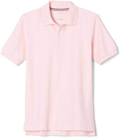 French Toast Boys & Girls Pink Short Sleeve Pique Polo Shirt SA9084 <br> Sizes XS - XXL