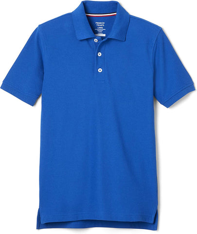 French Toast Toddlers Royal Blue Short Sleeve Pique Polo <br> Sizes 2T to 4T