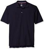 French Toast Mens Short Sleeve Pique Polo Shirt SA9084Y <br> Size S to 3XL <br> White, Light Blue, Black, <br> Navy, Heather Gray, Gold, <br> Royal Blue, Yellow