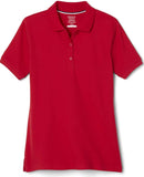 French Toast Juniors Red Short Sleeve Stretch Pique Polo Shirt SA9403JL <br> Sizes S to XL