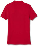French Toast Juniors Red Short Sleeve Stretch Pique Polo Shirt SA9403JL <br> Sizes S to XL