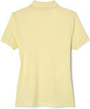 French Toast Girls Yellow Short Sleeve Stretch Pique Polo SA9403 <br> Sizes S - XXL