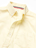 French Toast Mens Husky Yellow Short Sleeve Oxford Shirt SE9003H <br> Sizes L, XL, 2XL