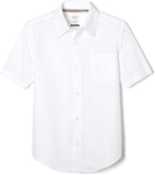 French Toast Adult White Short Sleeve Husky Dress Shirt SE9005H <br> Sizes L to 2XL