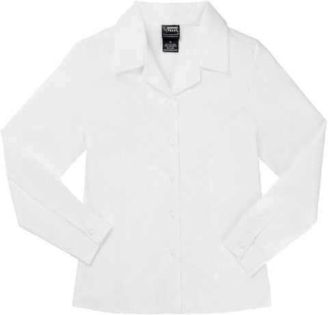 French Toast Girls White Long Sleeve Pointed Collar Blouse SE9325P <br> Sizes 12 - 18