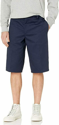 French Toast Mens Flat Front Shorts </br> Khaki and Navy</br> Size 32" - 38"