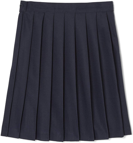 French Toast Uniforms Juniors Pleated Skirt SV9000JL <br> Sizes 3 - 13 <br> Navy, Heather Gray, Khaki, <br> Hunter Green