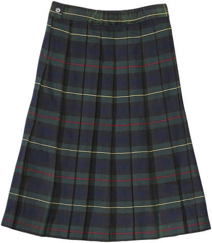 Juniors Green Plaid Pleated Skirt SV9098JL-C1 French Toast Uniforms <br> Sizes 3 - 13