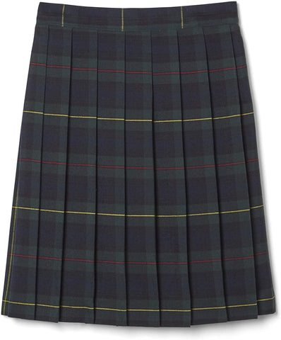 Girls Plus Green Plaid Pleated Skirt SV9098P-C1 French Toast Uniforms <br> Sizes 10.5 to 20.5