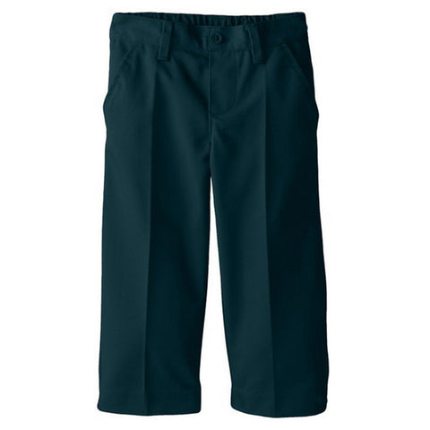 Smith's American Big Boys' Flat Front Twill Pant Green