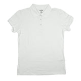 Classic Girls Junior Short Sleeve Polo Shirt White