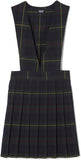 French Toast Girls Green Plaid V-Neck Pleated Jumper SY9002-C1 <br> Sizes 4 to 14